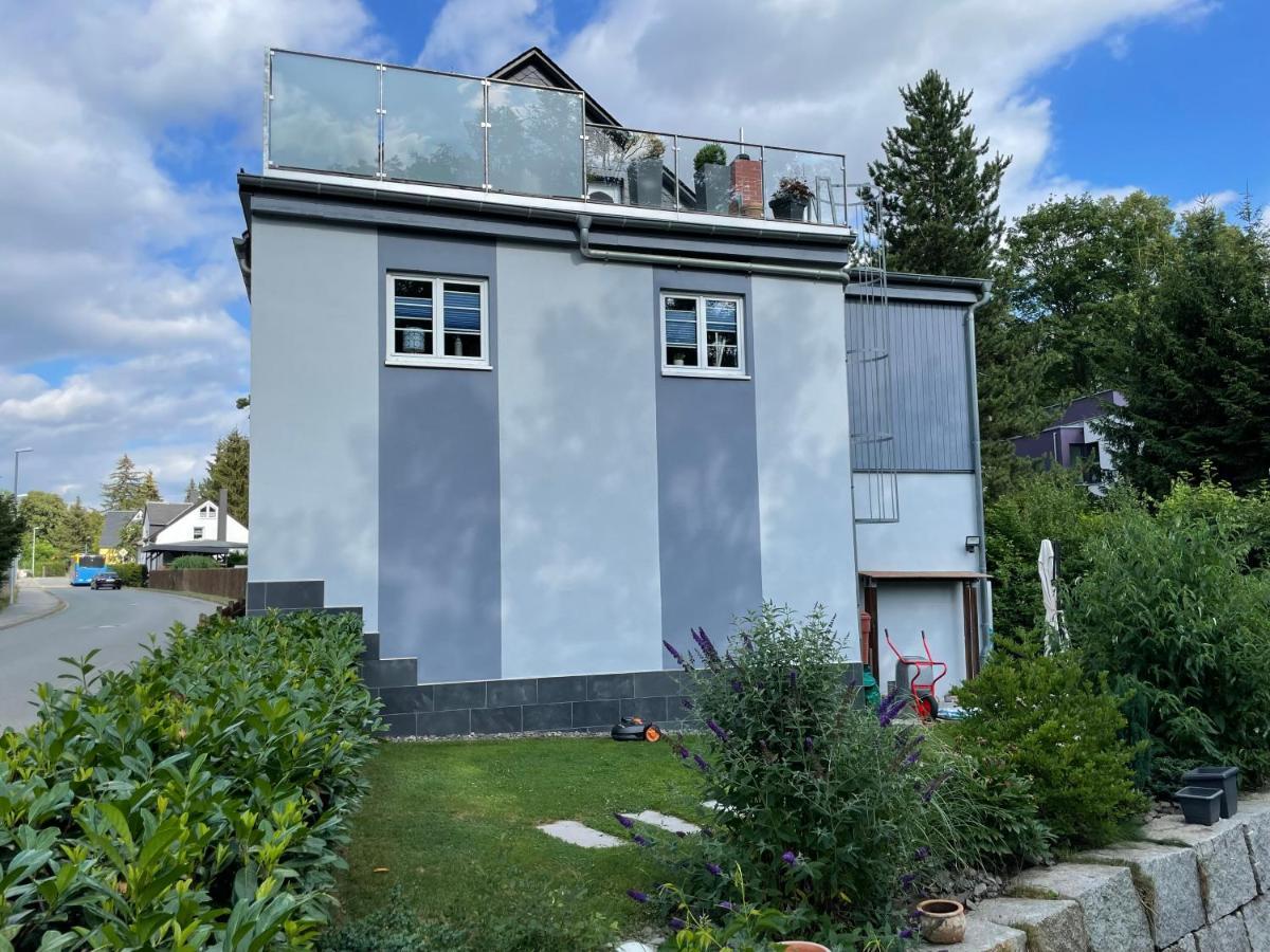 Ferienhaus Villa Adelsberg Mit Dachterrasse In Zentraler Lage Fuer Bis Zu 10 Personen Chemnitz Esterno foto